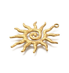 Pendentif grand soleil circulaire