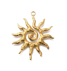 Pendentif grand soleil circulaire