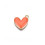 Pendentif coeur émaillée