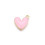 Pendentif coeur émaillée