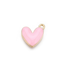 Pendentif coeur émaillée