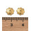 7.5x7.5mm - capuchons de perles fleurs (2pcs)