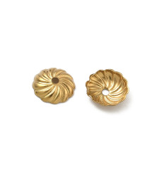 7x7mm - capuchons de perles coupelles (2pcs)