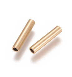 15x3mm - perle intercalaire tube lisse (1pc)