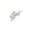 Pendentif tigre blanc