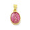 pendentif vierge dorée à l'or fin