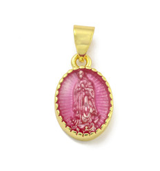 pendentif vierge dorée à l'or fin