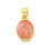 pendentif vierge dorée à l'or fin