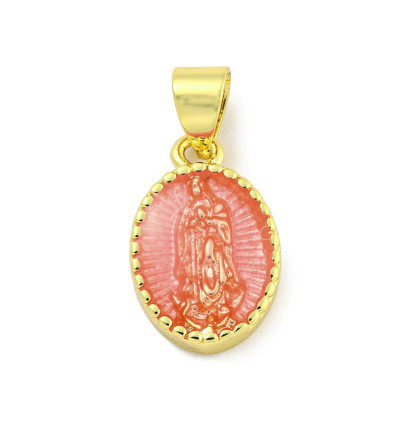 pendentif vierge dorée à l'or fin