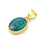 pendentif vierge dorée à l'or fin