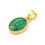 pendentif vierge dorée à l'or fin