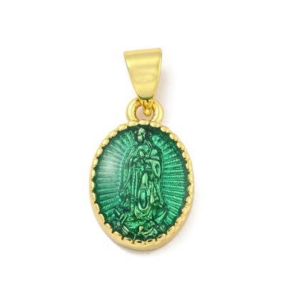pendentif vierge dorée à l'or fin