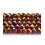 3x2.5mm - Chapelet perle en verre à facettes