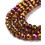3x2.5mm - Chapelet perle en verre à facettes