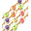 Chaine oeil protecteur fluo acier inoxydable (10cm)