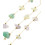 Chaine avec pierre acier inoxydable (10cm)