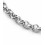 bracelet fini chaine rolo 19cm acier inoxydable (1pc)