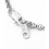 bracelet fini chaine rolo 19cm acier inoxydable (1pc)