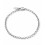 bracelet fini chaine rolo 19cm acier inoxydable (1pc)