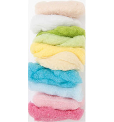Kit laine à feutrer de mouton 100gr