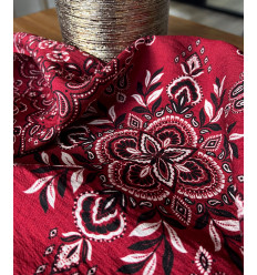 Viscose flammé Scarlett bandana - My Dress Made
