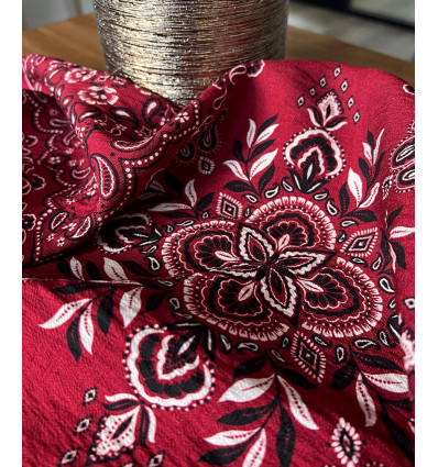 Viscose flammé Scarlett bandana - My Dress Made