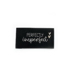 Perfectly imperfect - Étiquette tissée à coudre