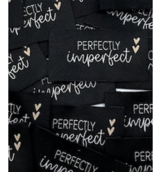 Perfectly imperfect - Étiquette tissée à coudre