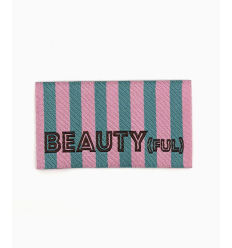 rayures BEAUTY(FUL) - Étiquette tissée à coudre