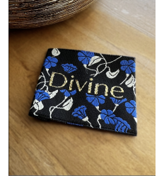 Divine Bleuets - Étiquette tissée à coudre - My Dress Made