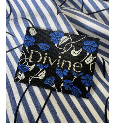 Divine Bleuets - Étiquette tissée à coudre - My Dress Made