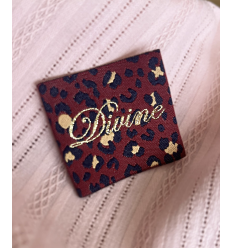 Léopard - Étiquette tissée à coudre - My Dress Made
