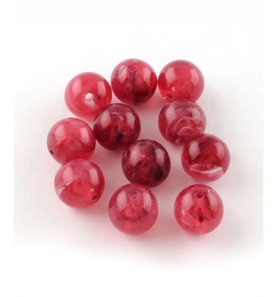 16mm - Perle ronde en acrylique