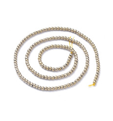 2.5mm - Chapelet perles en verre rondes
