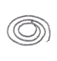 2.5mm - Chapelet perles en verre rondes