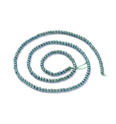 2.5mm - Chapelet perles en verre rondes