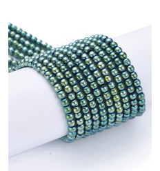 2.5mm - Chapelet perles en verre rondes