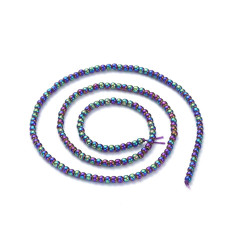 2.5mm - Chapelet perles en verre rondes