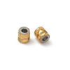 6mm - intercalaires heishi acier inoxydable(20pcs)