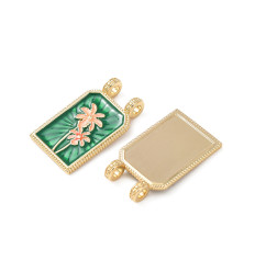 Pendentif plaque "palmier"
