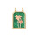 Pendentif plaque "palmier"