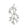Pendentif oeil articulé + zircon vert