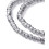 2mm - Chapelet perle en verre à facettes