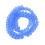 3x2.5mm - Chapelet perle toupie en verre à facettes