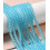 3x2.5mm - Chapelet perle toupie en verre à facettes
