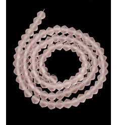 3x2.5mm - Chapelet perle toupie en verre à facettes