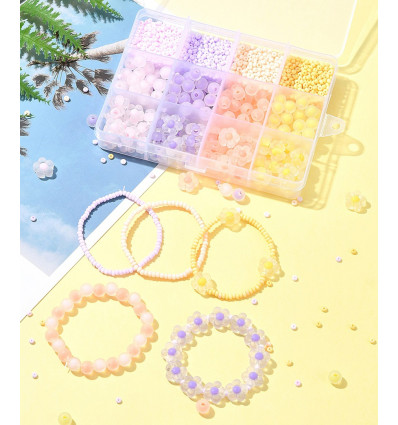 Kit de perles pour la réalisation de bijoux