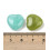 Lot petites perles acrylique formes coeurs