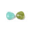 Lot petites perles acrylique formes coeurs