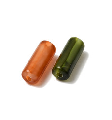 Lot petites perles acrylique formes tubes